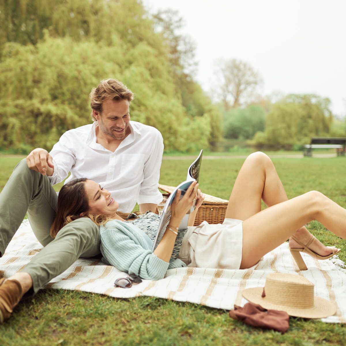 Couple in Vondelpark Amsterdam