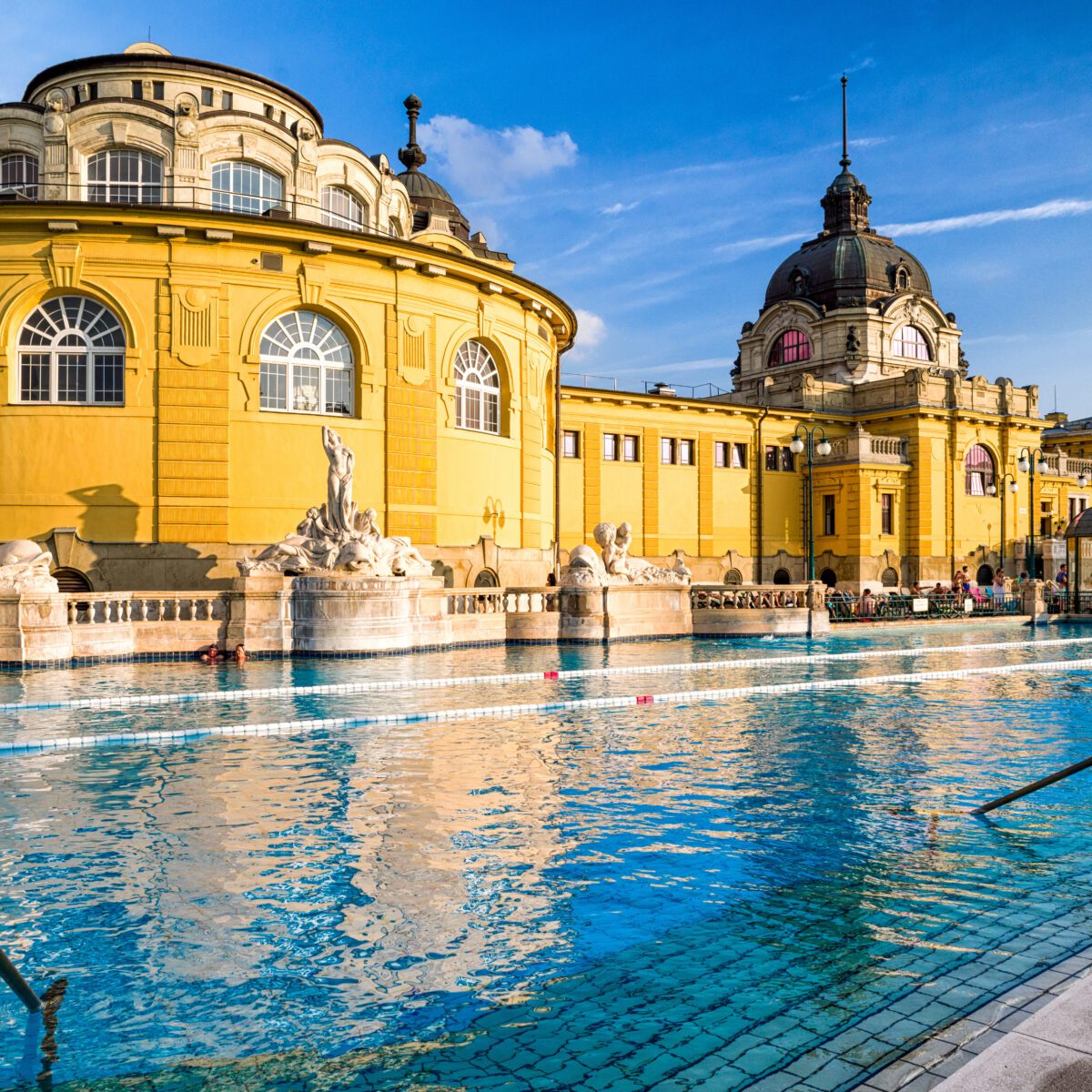 Szechenyi thermal bath in Budapest, Hungary
