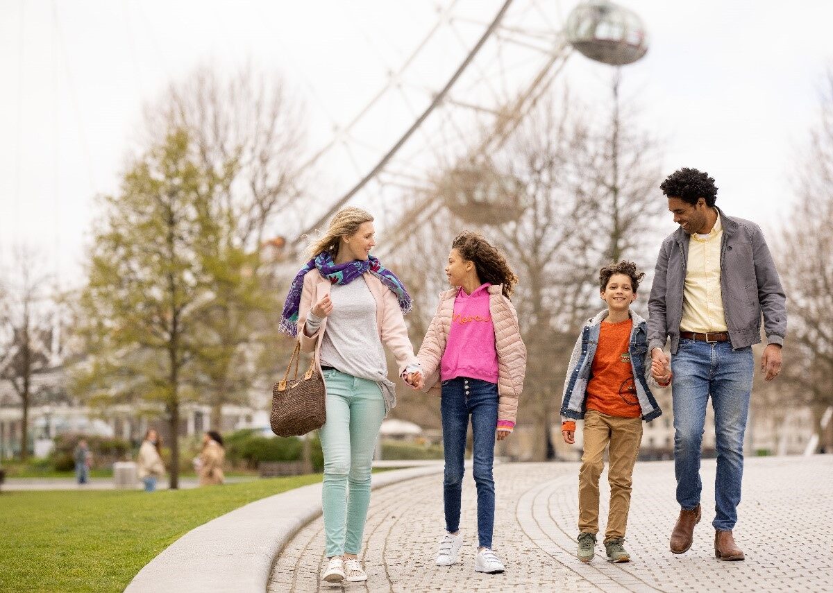 Family at London Eye